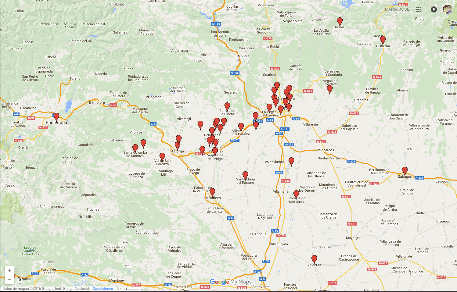 Un año en muchas localidades